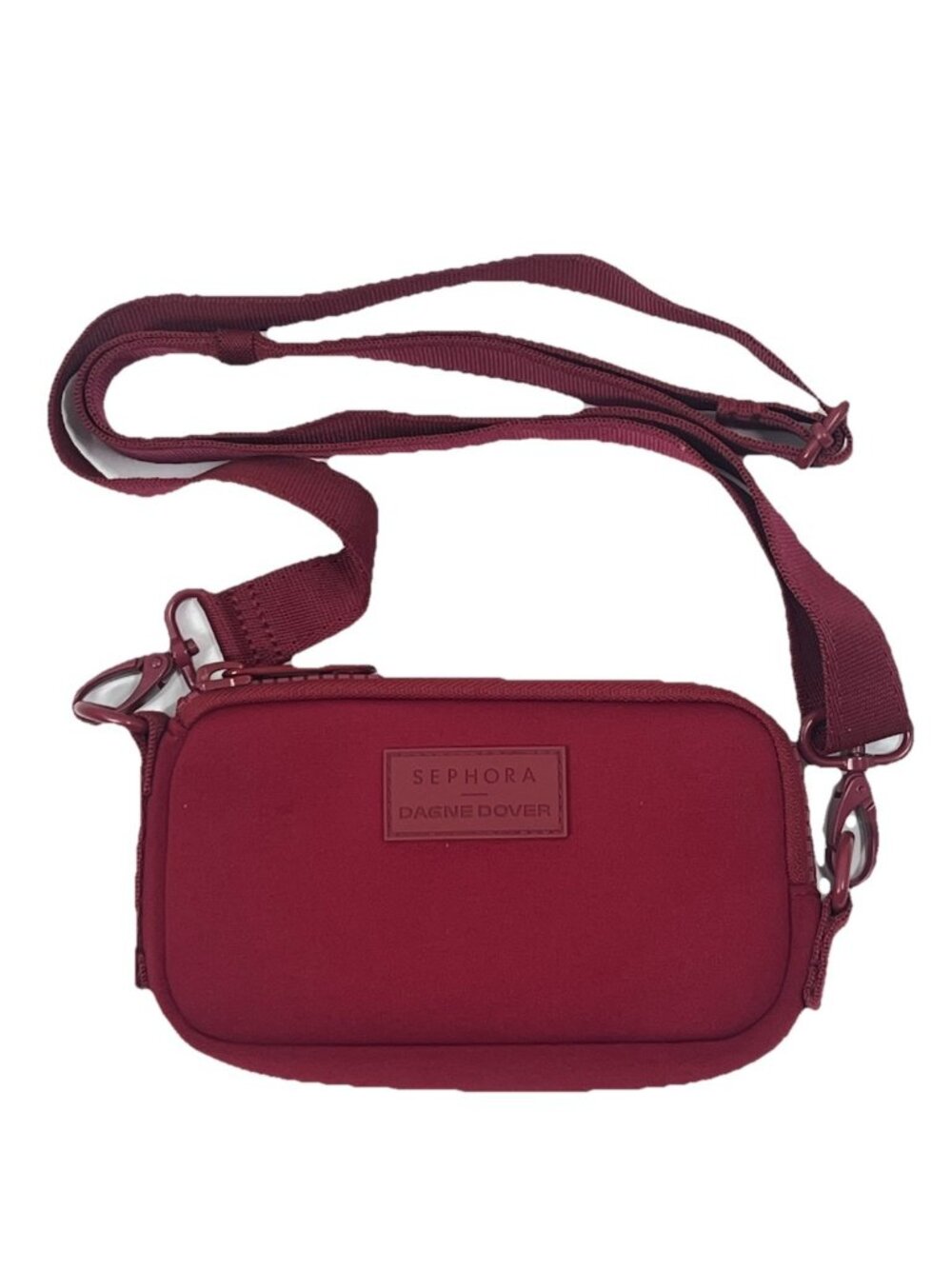 Sephora X Dagne Dover Red Belt Bag Mara Phone Sling Neoprene